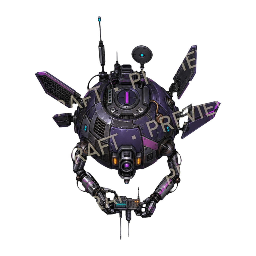 Pulse Droid top-down token preview