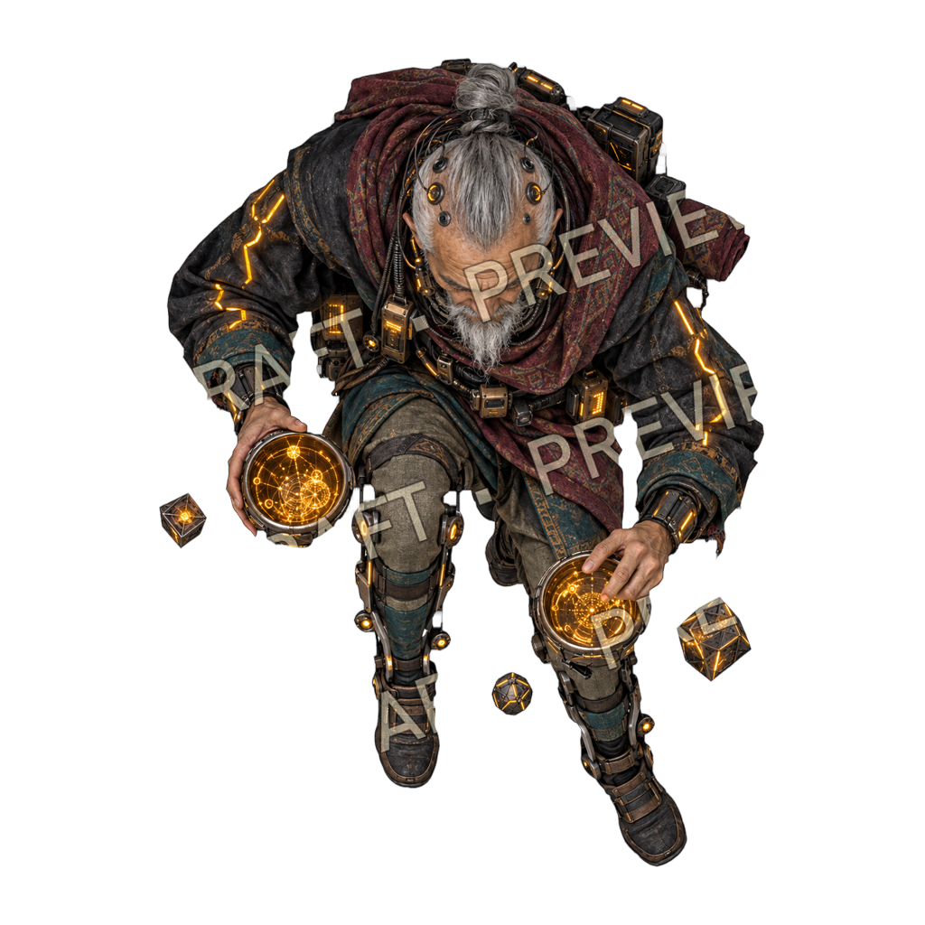 Ghost Coder top-down token preview