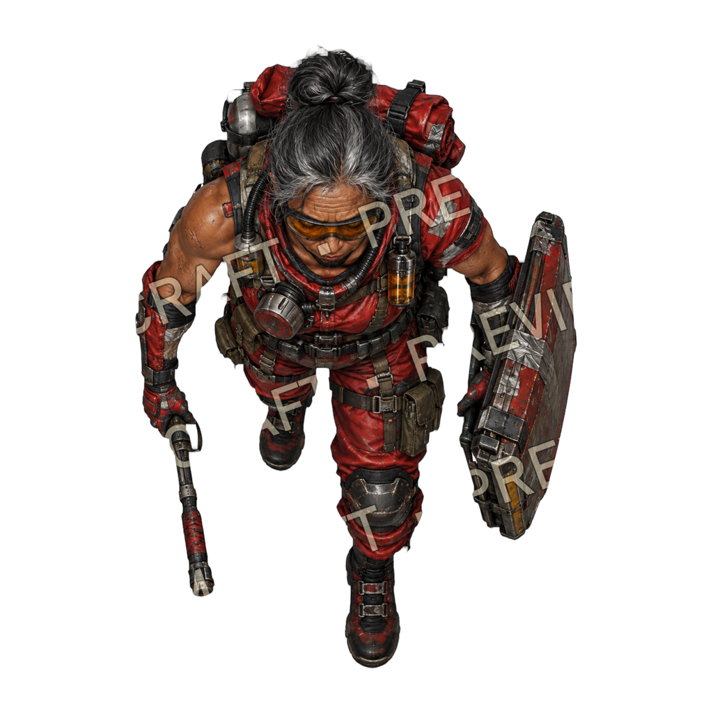 Void Survivor top-down token preview
