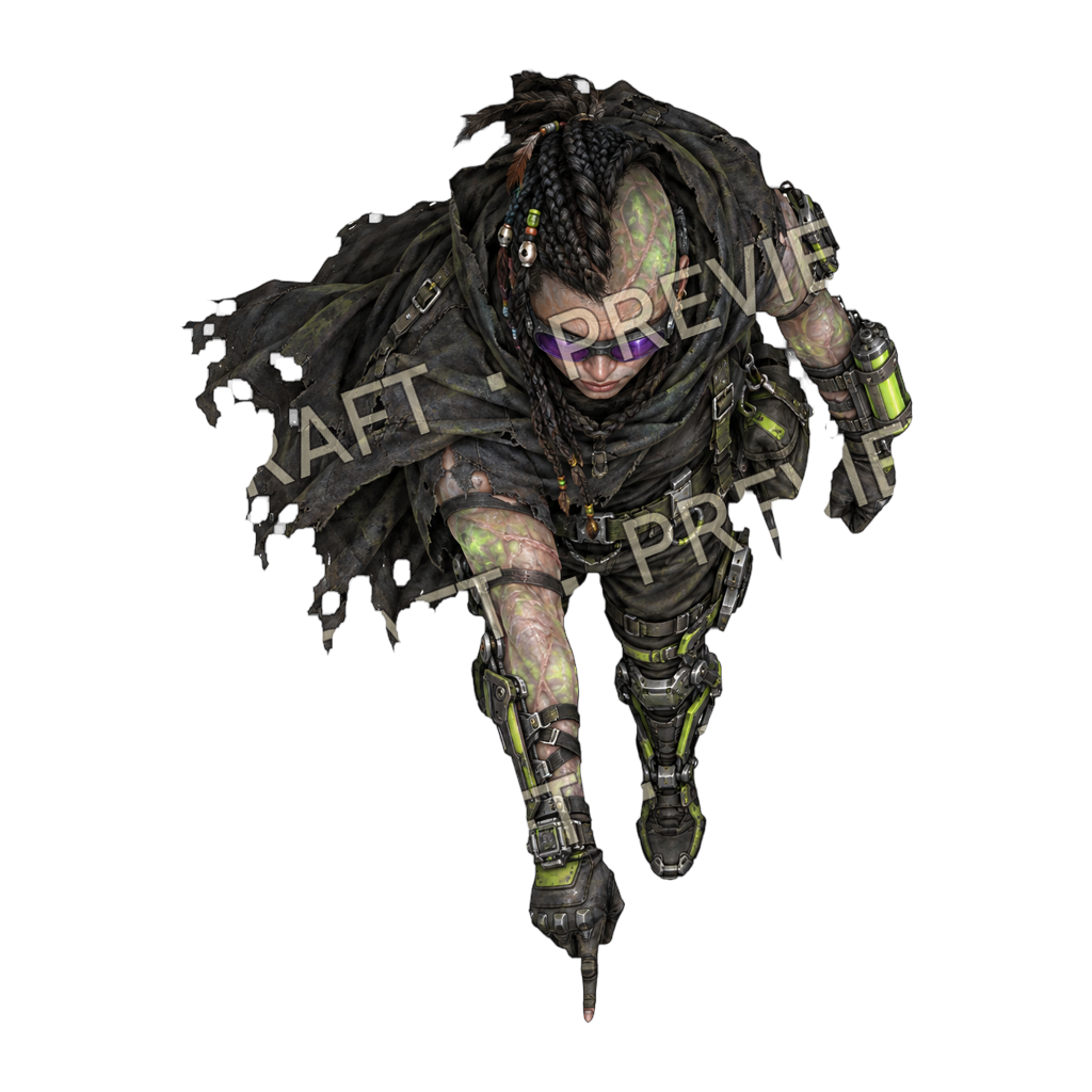 Vapor Ghost top-down token preview