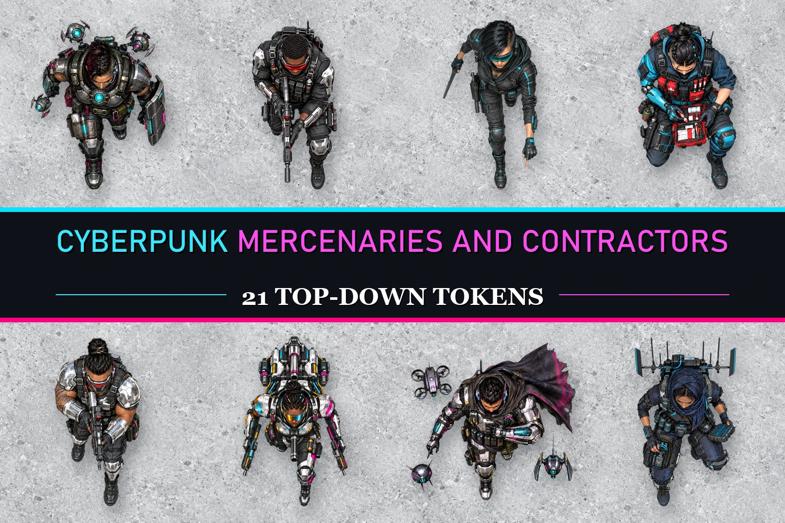 Cyberpunk Mercenaries And Contractors preview