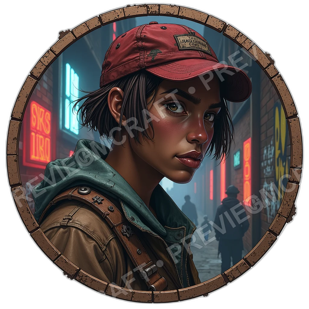 Streetcorner Raconteur, Male, Cracked Amplified Throat, Rumor Ledger Clipped, Stained Flat Cap, Battered Hand Bell, Npcs, ,,1.8,, ,Lean Build 0001 top-down token preview
