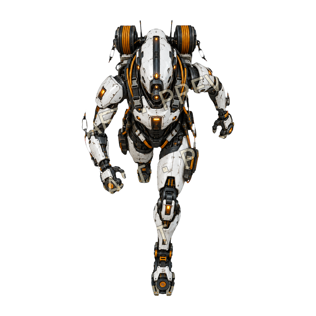 Cyberpunk Orbital Work Frames product preview 3
