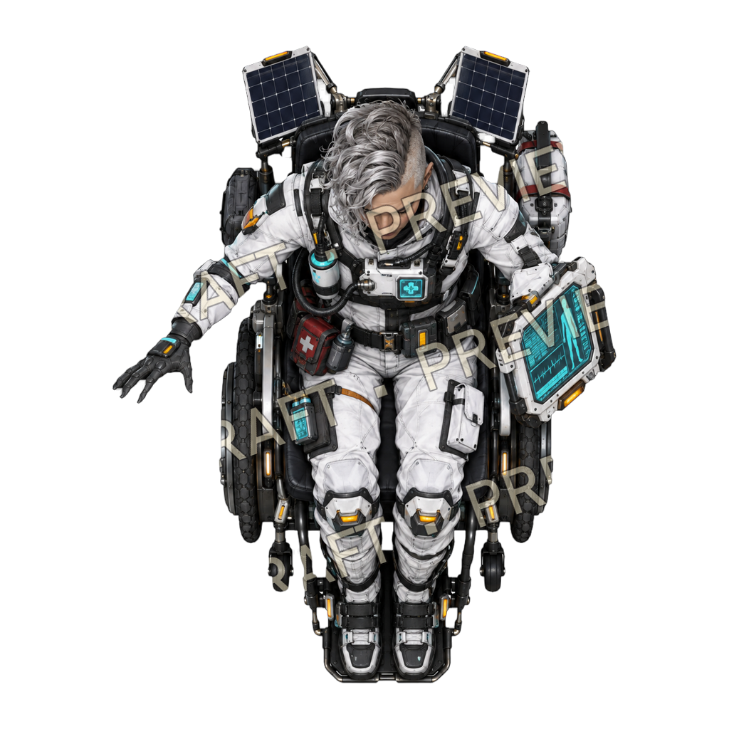 Space Medic top-down token preview