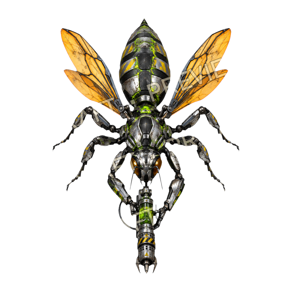 Waste Wasp top-down token preview