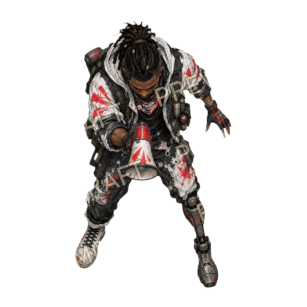 Cyberpunk Rebels And Urban Activists product preview 4
