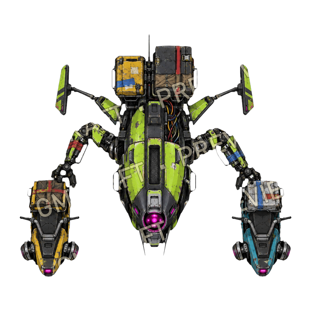 Courier X top-down token preview