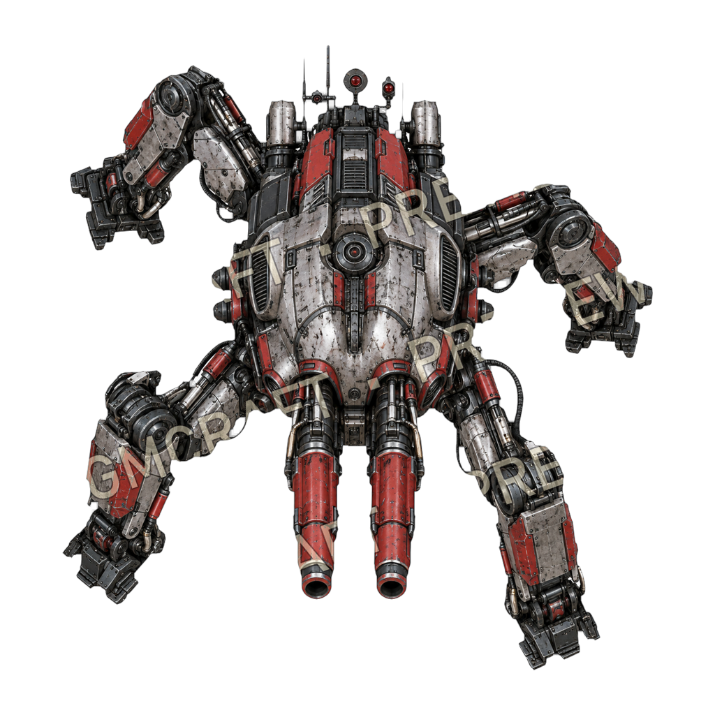 Iron Behemoth top-down token preview