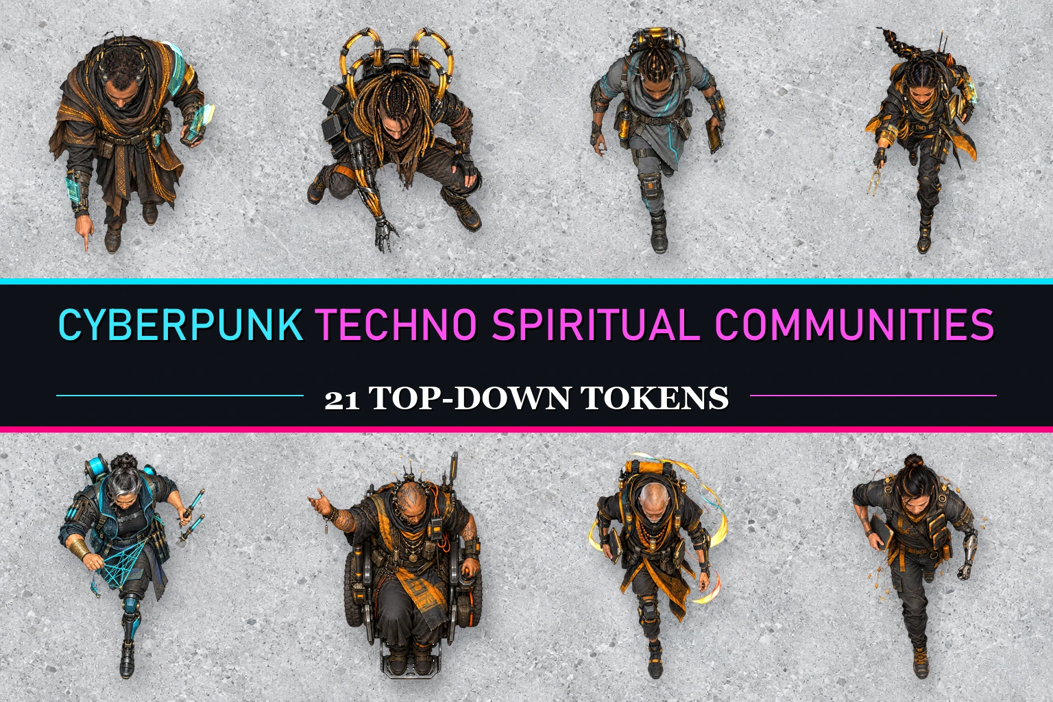 Cyberpunk Techno Spiritual Communities preview