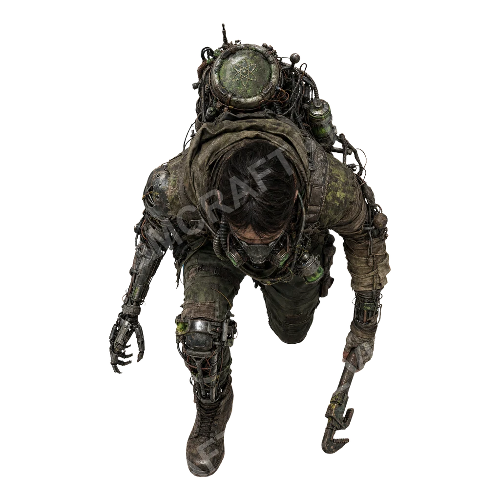 Cyborgs Augmented 21 top-down token preview