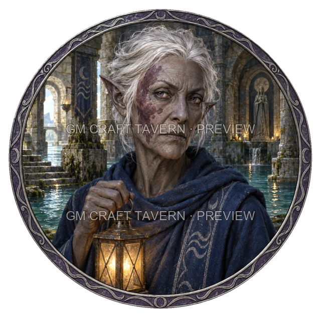 Aperçu du token vu du dessus de Urdan Reedvale - Clerc