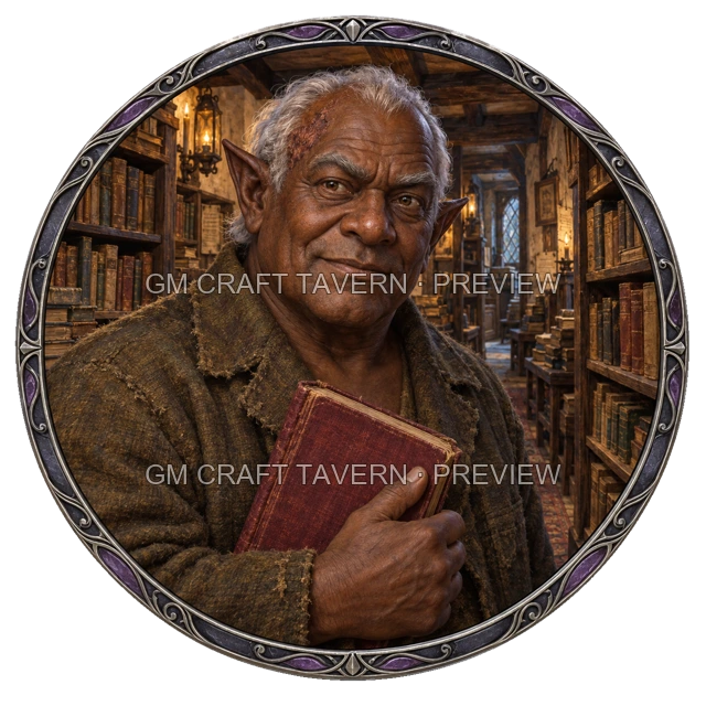 Aperçu du token vu du dessus de Morga Birchhaven - Marchand
