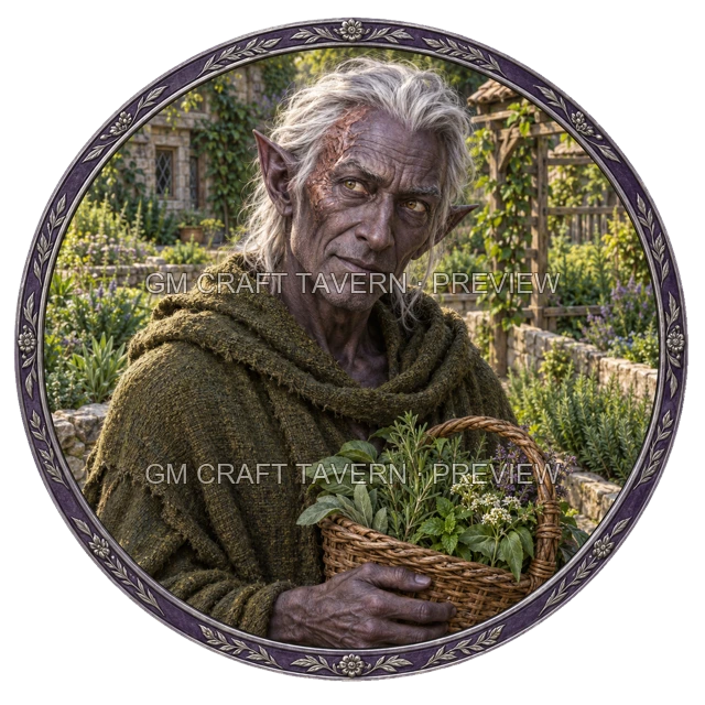 Morga Deepgrove - aperçu de token de guérisseur vu du dessus