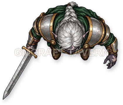 Urdan Ashfield - Fighter top-down token preview