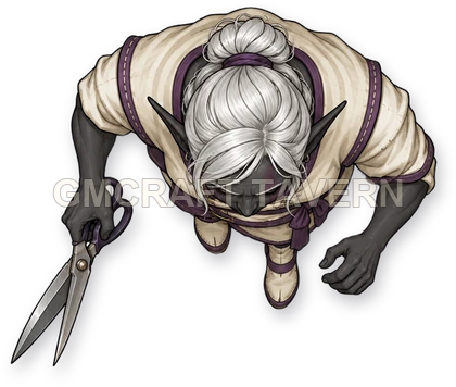 Durg Oakbend - Craftsperson top-down token preview