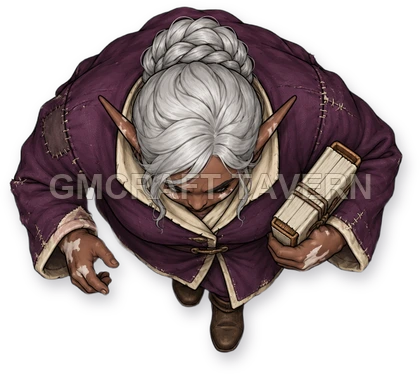 Durg Hillward - Outcast top-down token preview