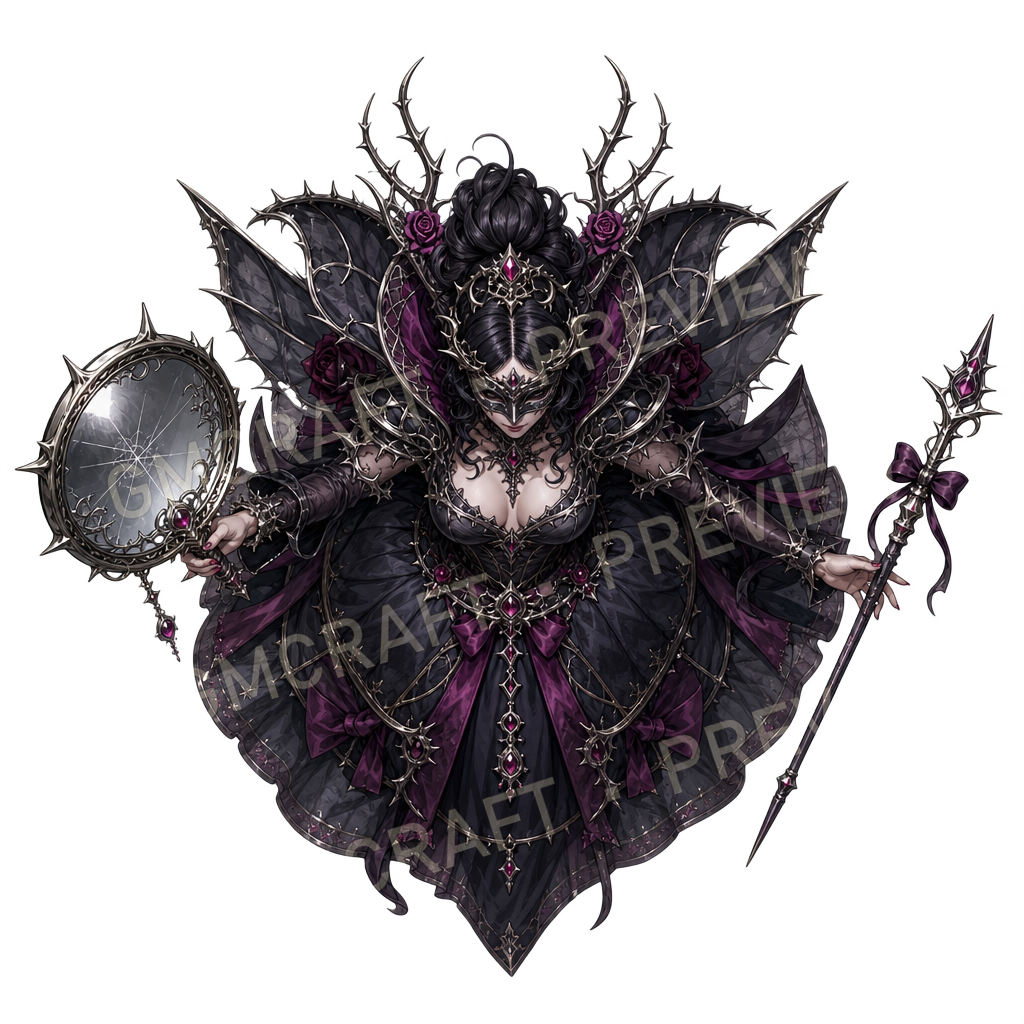 Mirror Sorceress top-down token preview