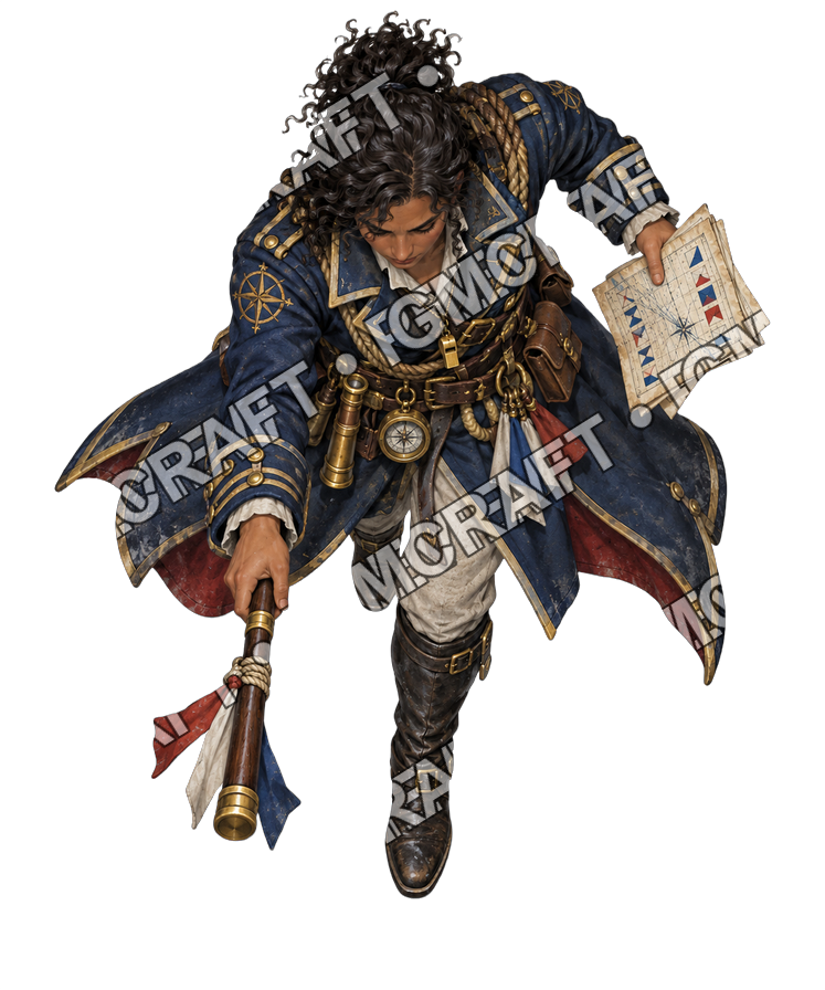 Pirate Ocean 0525 Watchman Alert Topdown Token top-down token preview