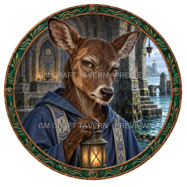 Aperçu du token vu du dessus de Urdan Reedvale - Clerc