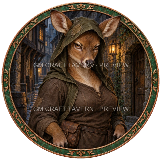 Aperçu de token de voleur vu du dessus