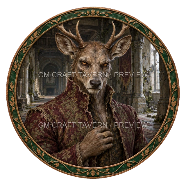 Aperçu du token vu du dessus Noble mort-vivant