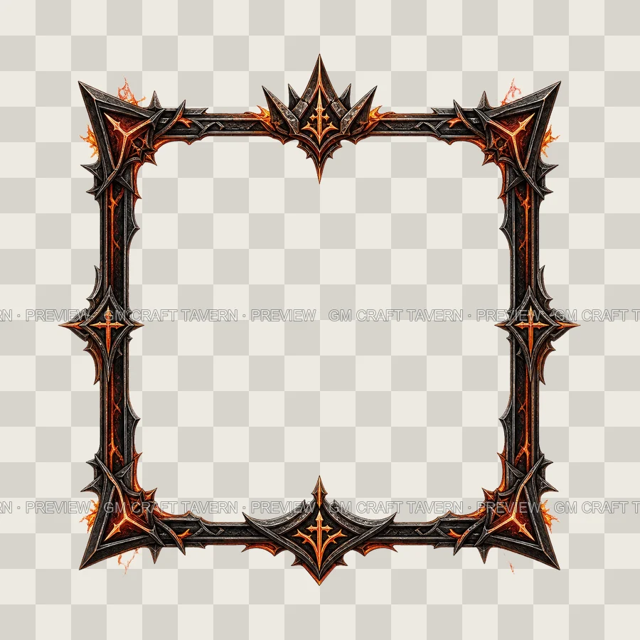 Blazing Realmmark Borders product preview 1