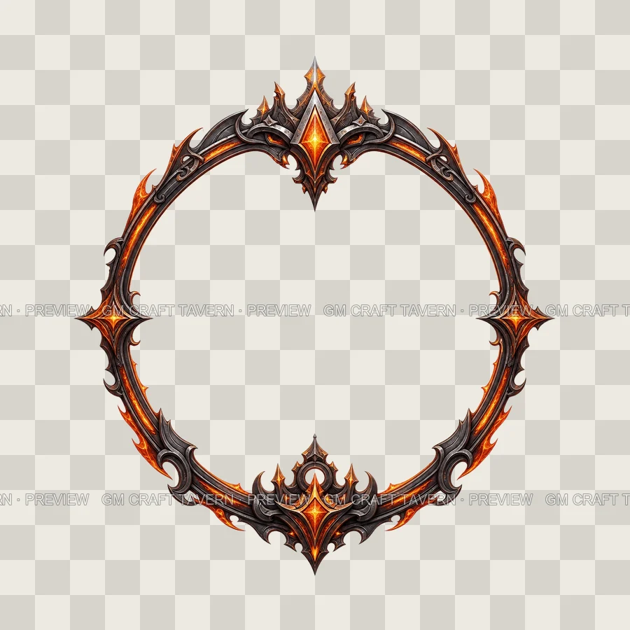 Blazing Realmmark Borders product preview 2