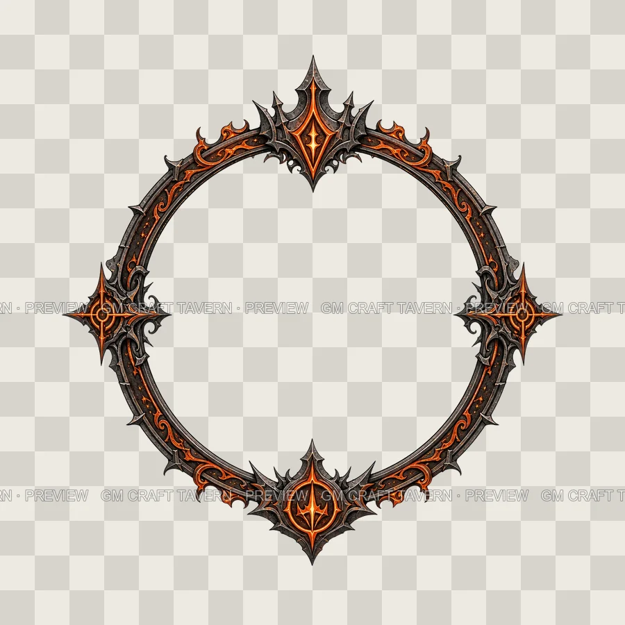 Blazing Realmmark Borders product preview 4