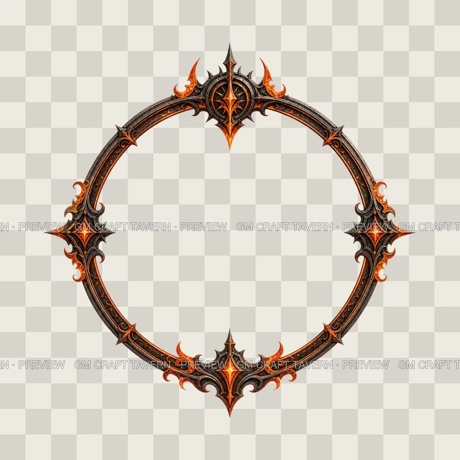 Blazing Realmmark Borders product preview 9