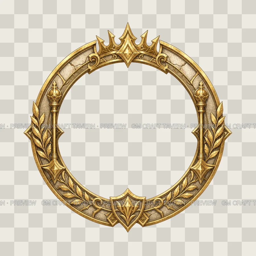Aperçu du produit Golden Crownrealm Borders 3