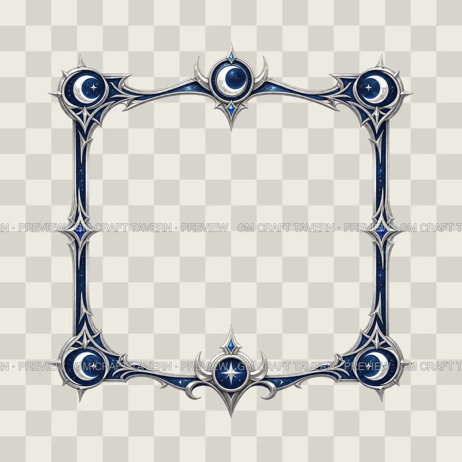 Moon Rulership Borders product preview 3