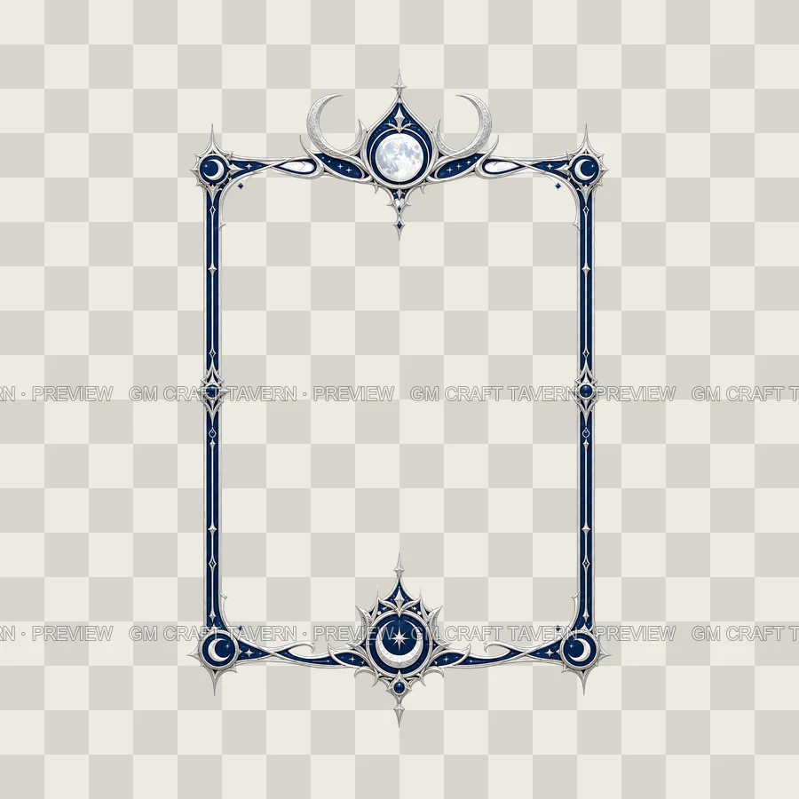 Moon Rulership Borders product preview 5