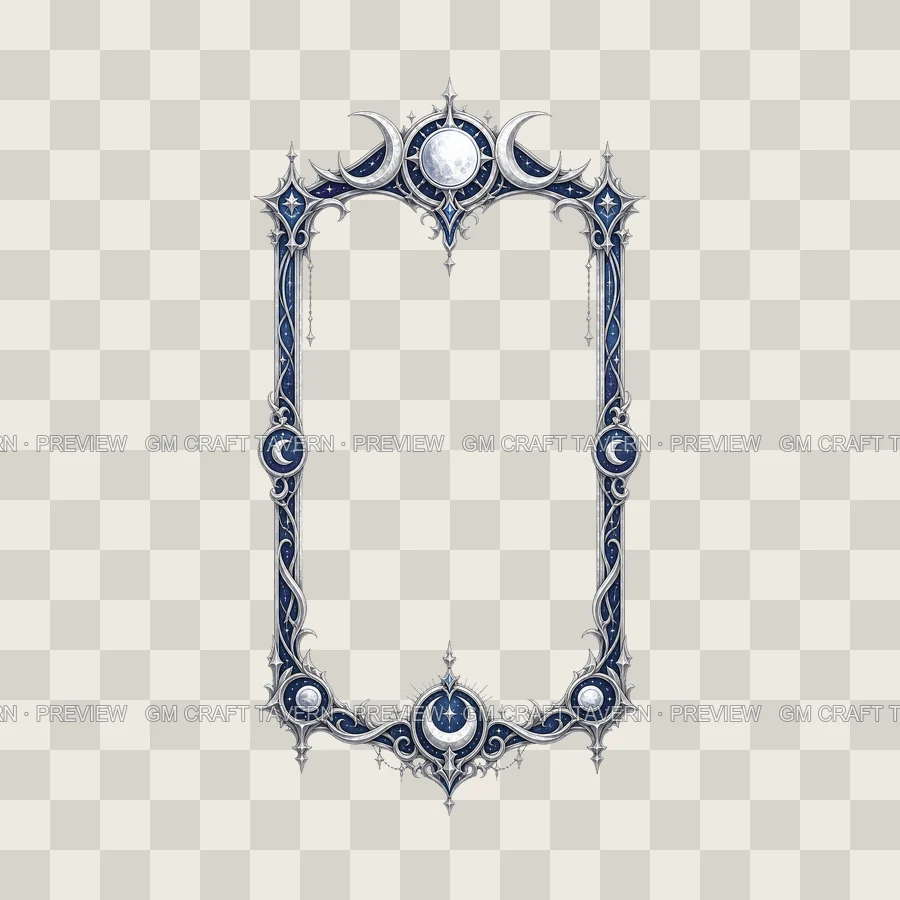 Moon Rulership Borders product preview 7