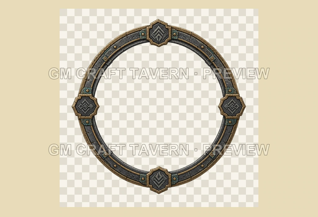 Border 003 top-down token preview