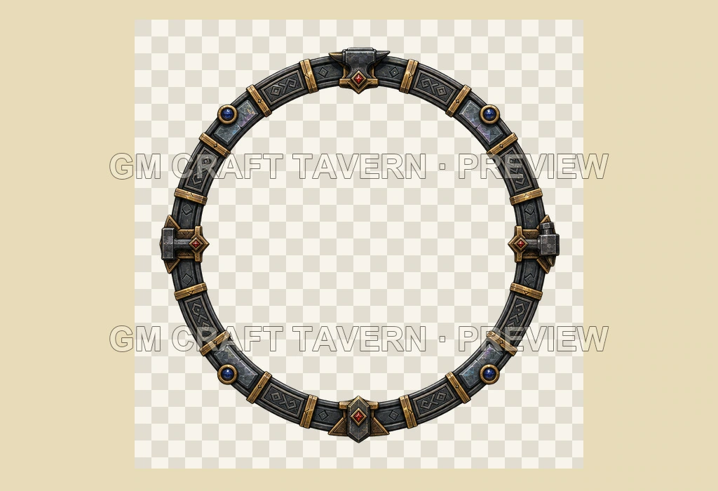Border 009 top-down token preview