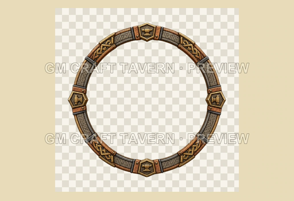 Border 010 top-down token preview