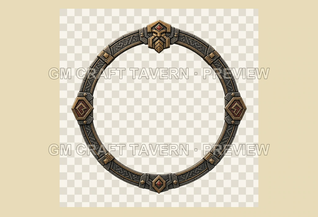 Border 012 top-down token preview