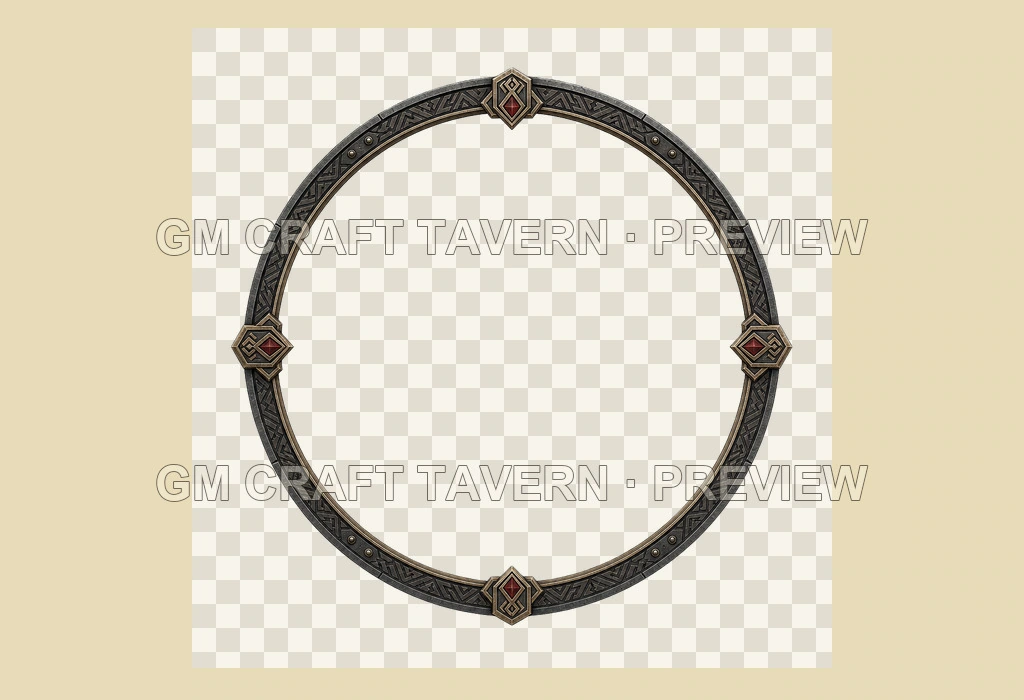 Border 030 top-down token preview