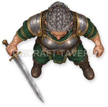 Durin Ashfield - Fighter top-down token preview