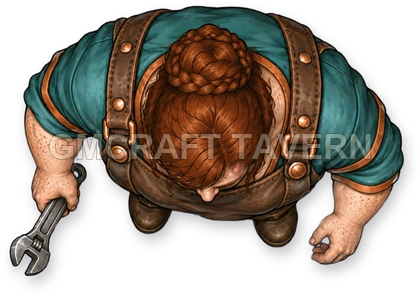 Borin Birchhaven - Artificer top-down token preview