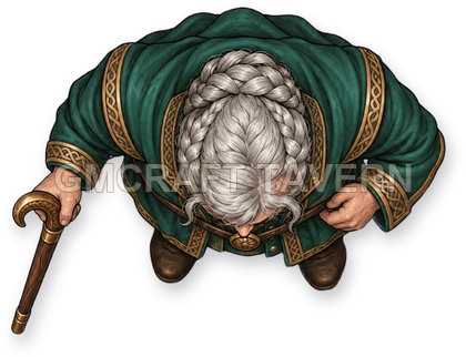 Durin Oakbend - Noble top-down token preview