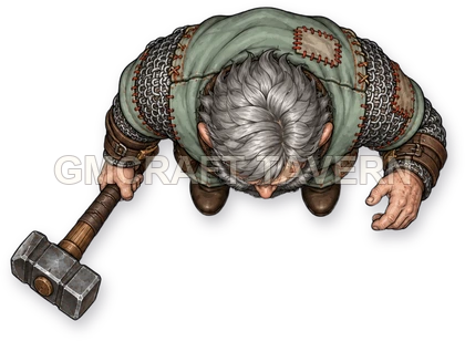 Thora Clearwell - Fighter top-down token preview