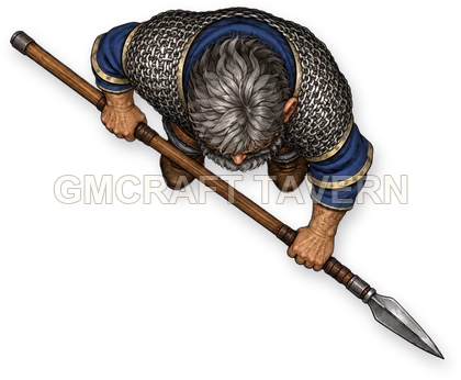085 · Enemy 04 - Enemy Spearman top-down token preview