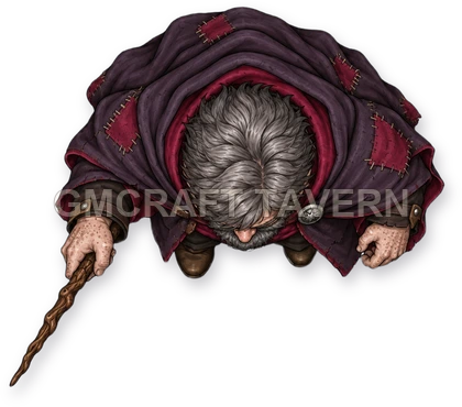 089 · Enemy 08 - Evil Witch top-down token preview