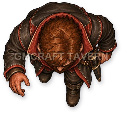 095 · Enemy 14 - Assassin top-down token preview