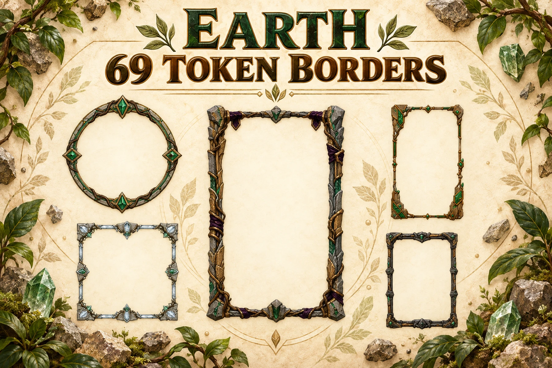 69 Earth Token Borders