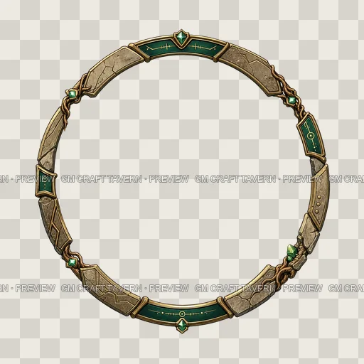 Border 25 top-down token preview