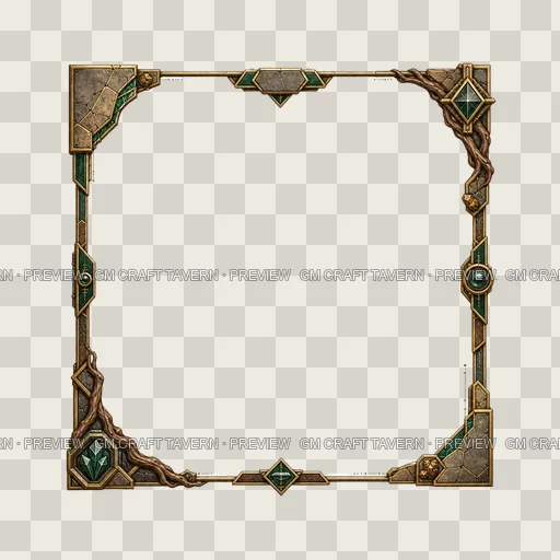 Border 48 top-down token preview