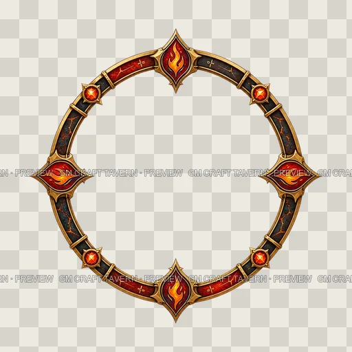 Border 25 top-down token preview