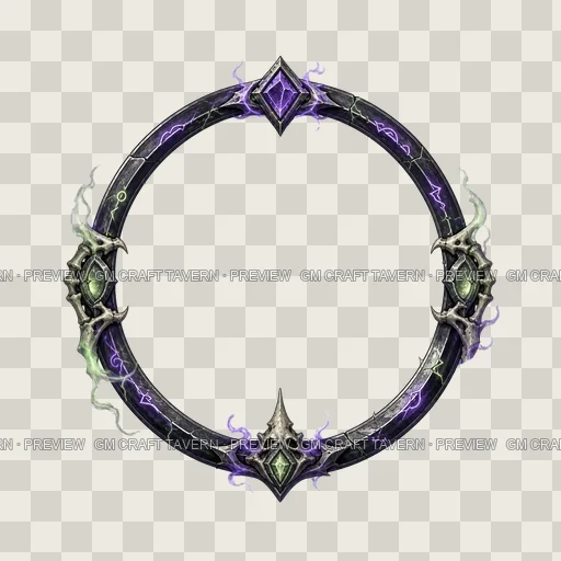 Border 40 top-down token preview